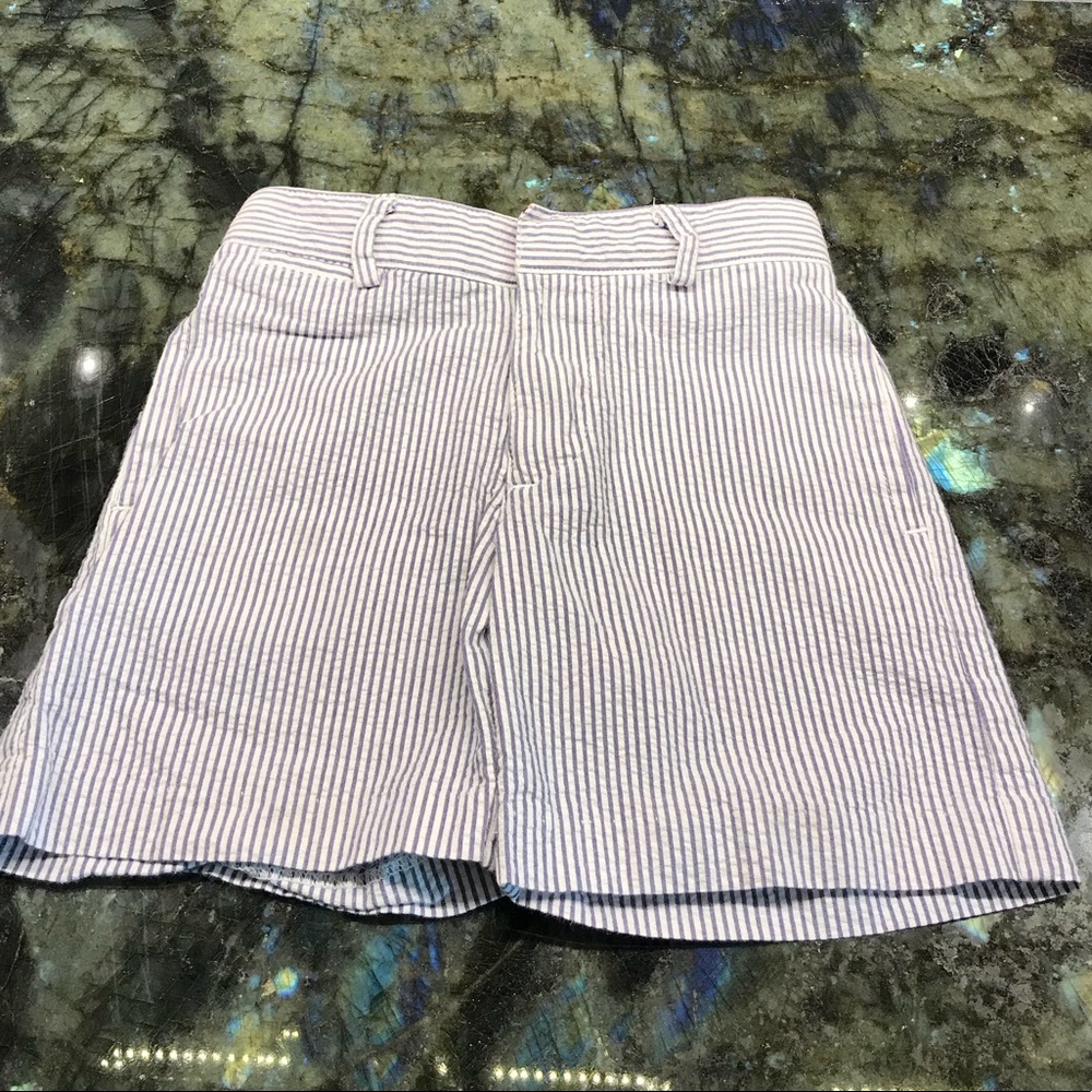 T F Laurence 2T seersucker shorts